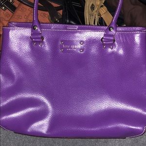 Purple Kate Spade handbag